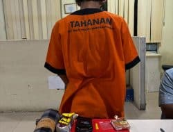 Adok Tukang Parkir di Pangkalpinang Nyambi Jual Sabu Ditangkap Polisi