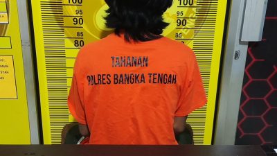 Pria di Koba Ditangkap Polisi Bangka Tengah Karena Simpan 10 Paket Sabu