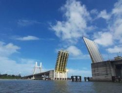 Usai Ditabrak Tongkang, Pemprov Babel Hitung Perbaikan Jembatan Emas Rp6,2 Miliar