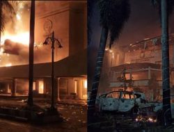 Massa Aksi Bakar Gedung DPRD Makassar Hingga Hangus, 3 ASN Tewas