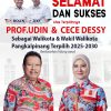 Molen-Zeki Yamani Ucapkan Selamat pada Udin dan Dessy, Sebagai Wako dan Wawako Pangkalpinang Terpilih