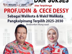 Molen-Zeki Yamani Ucapkan Selamat pada Udin dan Dessy, Sebagai Wako dan Wawako Pangkalpinang Terpilih