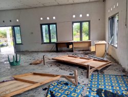 Tolak Kehadiran Satgas, Penambang Rusak Pos Pengumpul PT Timah di Desa Bencah