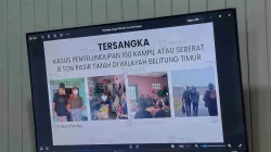FR Korlap Penyelundupan 8 Ton Pasir Timah di Belitung Timur Ditangkap