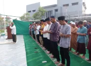 Minta Hujan, Petugas dan Warga Binaan Lapas Narkotika Pangkalpinang Gelar Salat Istisqa